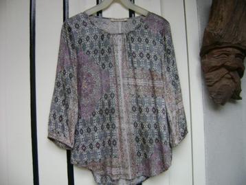 blouse top Betty Barclay 42 blauw zalmrose beschikbaar voor biedingen