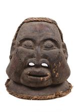 251022  Oud Afrikaans Bangwa head masker uit Cameroon., Ophalen of Verzenden