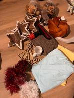 2 hoeslakens 1 persoons, kerst deco, kussen, sjaal etc, Ophalen, Gebruikt, Vierkant