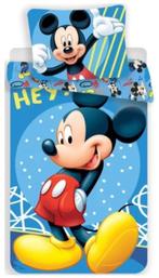 Mickey Mouse Dekbedovertrek 140 x 200 cm - It's Me, Nieuw, Blauw, Dekbedovertrek, Ophalen of Verzenden