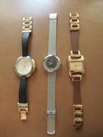 DAMES HORLOGE nieuw zie beschrijving 3 suks elegant, Overige merken, Leer, Staal, Polshorloge