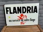 Vintage Flandria Emaille Reclamebord, Antiek en Kunst, Ophalen of Verzenden
