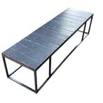 Sidetable hout, Ophalen, Gebruikt, Metaal, 150 tot 200 cm