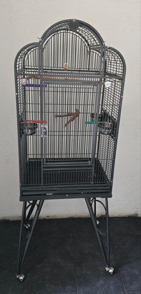 Vogelkooi, Dieren en Toebehoren, Vogels | Hokken en Kooien, Gebruikt, Vogelkooi, Metaal, Ophalen