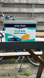 Spectrum Clean Muurverf Wit, Wit, Nieuw, Ophalen of Verzenden, Verf