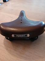 Lepper leren zadel - Made in Holland, Fietsen en Brommers, Fietsonderdelen, Gebruikt, Oldtimer, Lepper, Ophalen of Verzenden