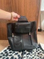 Leren zwarte tas, Computers en Software, Laptoptassen, Ophalen of Verzenden, Gebruikt, Aktetas