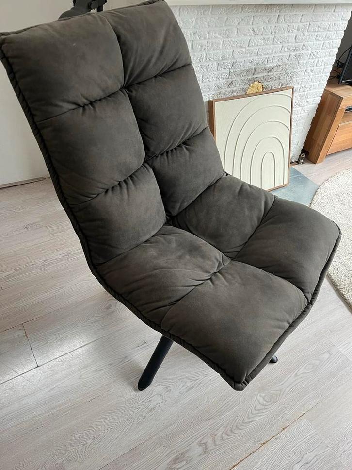 Clayton Leen Bakker Fauteuil - Stijlvolle Stoel, Huis en Inrichting, Fauteuils, Gebruikt, Stof, 50 tot 75 cm, Minder dan 75 cm