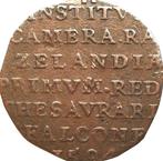 Nederland - Middelburg rekenpenning 1594 (gesnoeid), Postzegels en Munten, Penningen en Medailles, Ophalen of Verzenden, Brons