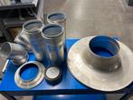 Rookgasafvoer, burgerhout 100mm, Ophalen of Verzenden, Gebruikt, Ventilator en Afzuiger