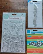 Nieuw- stamp & die set Studio Light sneeuwpop sl-ss- scd19, Hobby en Vrije tijd, Stempelen, Ophalen of Verzenden, Nieuw, Clearstamp