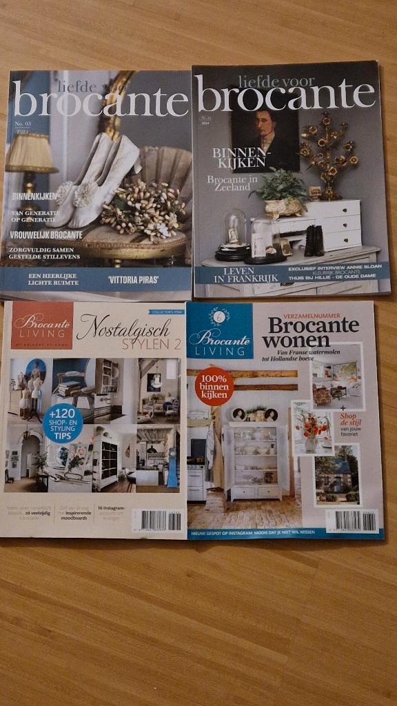 brocante tijdschriften 4 stuks, Boeken, Tijdschriften en Kranten, Gelezen, Ophalen