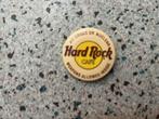 button Hard Rock Cafe jaren 80 (uit Amerika), Verzamelen, Speldjes, Pins en Buttons, Ophalen of Verzenden, Zo goed als nieuw, Overige onderwerpen