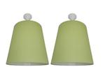 Lampenkappen Lime groen 2 stuks, Huis en Inrichting, Lampen | Lampenkappen, 25 tot 50 cm, Rond, Ophalen of Verzenden, Zo goed als nieuw