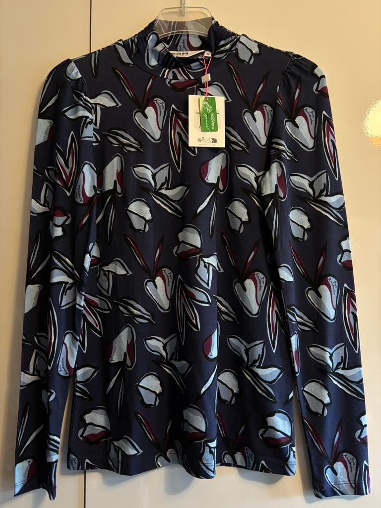 Pom Amsterdam turtleneck top maat 36, Zo goed als nieuw, Lange mouw, Maat 36 (S), Verzenden