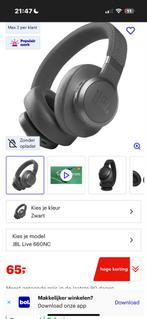 JBL Live 660NC Koptelefoon - Zwart, Ophalen of Verzenden, Gebruikt, Over oor (circumaural), Draadloos