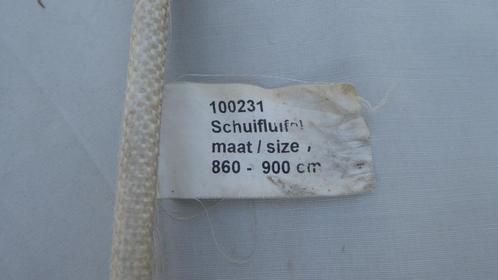 Lichtgrijze gebruikte schuifluifel maat 7 omloopmaat 860-900, Caravans en Kamperen, Caravan accessoires, Gebruikt, Ophalen
