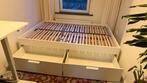BRIMNES IKEA bed 140x200 MET LADES, Huis en Inrichting, Slaapkamer | Bedden, Gebruikt, Wit, Tweepersoons, Hout