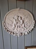 Brocant gipsen wand plaquette, Ophalen of Verzenden