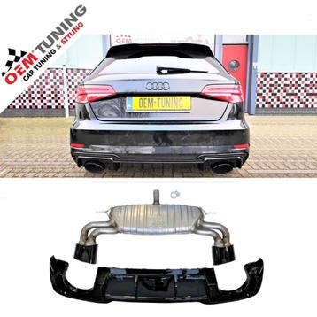 RS3 BUMPER Diffuser | AUDI A3 8V | 2016-2019 | SLINE Sedan beschikbaar voor biedingen
