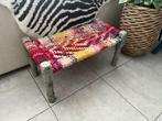 Ibiza bankje / poef, Ophalen, Hout, Minder dan 50 cm, Boho