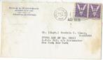 B 881 Amerika USA 1945, Postzegels en Munten, Brieven en Enveloppen | Buitenland, Envelop, Ophalen of Verzenden