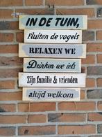 Gepersonaliseerde houten tekstborden,  uniek cadeau, Huis en Inrichting, Info@rwhoutidee.nl, Nieuw, Ophalen of Verzenden, RW Houtidee