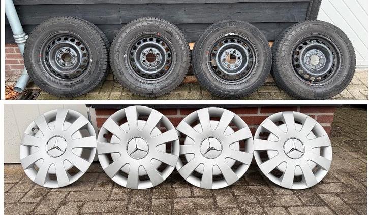 Mercedes Sprinter W907 velgen, banden en wieldoppen, Auto-onderdelen, Banden en Velgen, Banden en Velgen, Zomerbanden, 16 inch