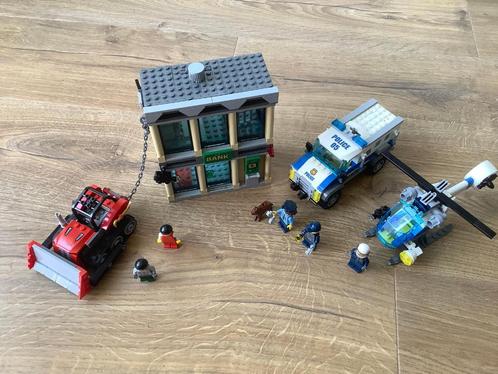 Lego City 60140 Bulldozer Inbraak (Politie), Kinderen en Baby's, Speelgoed | Duplo en Lego, Gebruikt, Lego, Complete set, Ophalen of Verzenden
