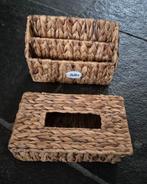 Tissue doos en briefhouder, Ophalen of Verzenden, Zo goed als nieuw