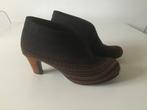 United Nude Fold Mid maat 36 ; hakhoogte 6,5 cm; bruin zwart, Pumps, United Nude, Bruin, Ophalen of Verzenden