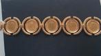 Gouden Armband 18krt/22krt, Sieraden, Tassen en Uiterlijk, Armbanden, Gebruikt, Ophalen of Verzenden, Met edelsteen, Goud