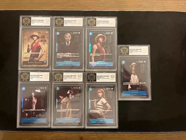 One Piece - live action. Set, Hobby en Vrije tijd, Verzamelkaartspellen | Pokémon, Zo goed als nieuw, Ophalen of Verzenden