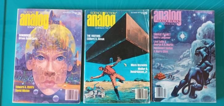 Analog SF science fiction magazines (76 stuks), Boeken, Science fiction, Ophalen of Verzenden