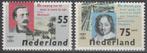 Nederland 1987 1370/1371 Literatuur Multatuli, Huygens Postf, Ophalen of Verzenden, Na 1940, Postfris