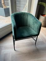 Donkergroene eettkamerstoelen, Huis en Inrichting, Stoelen, Ophalen of Verzenden, Gebruikt, Overige kleuren, Vijf, Zes of meer stoelen
