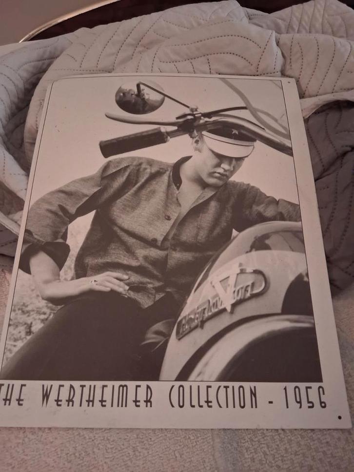 Metalen Wandplaat Elvis Presley - The Wertheimer Collection, Antiek en Kunst, Kunst | Overige Kunst, Ophalen of Verzenden