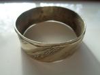 mooie zilverkleurige slavenarmband diameter 6,5 cm, Sieraden, Tassen en Uiterlijk, Armbanden, Ophalen, Zo goed als nieuw, Zilver