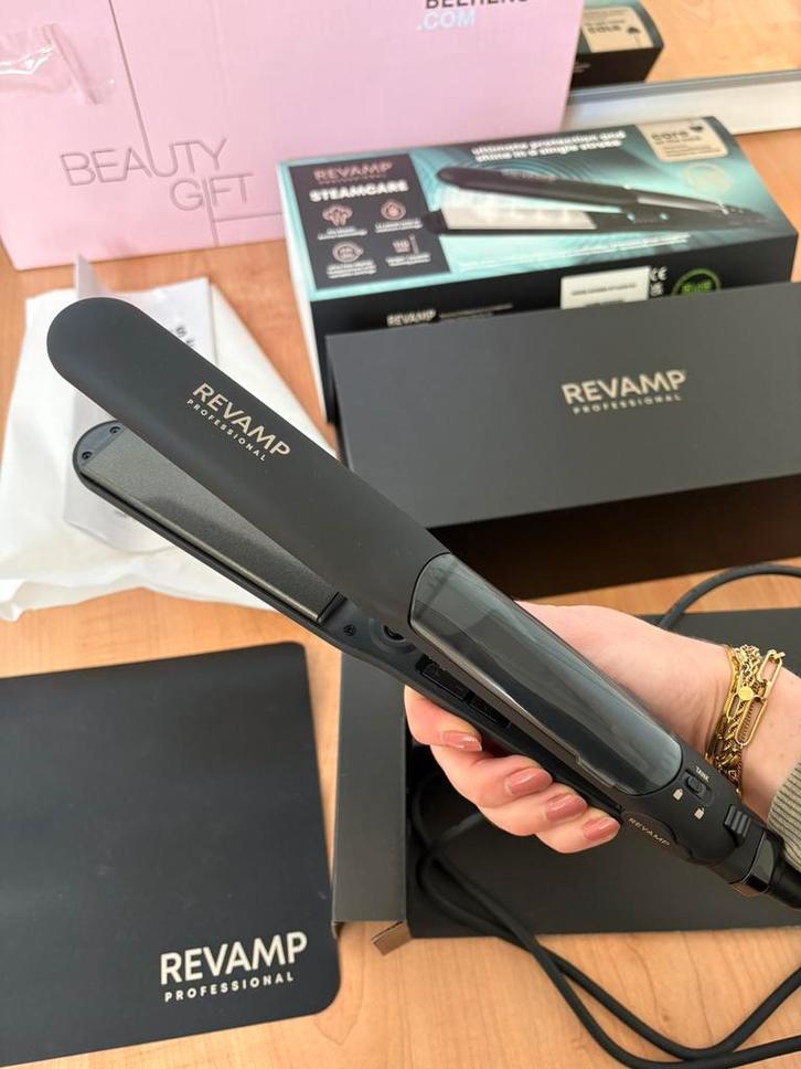 Revamp Progloss Steam Care NIEUW, Sieraden, Tassen en Uiterlijk, Uiterlijk | Haarverzorging, Nieuw, Krultang of Stijltang, Ophalen of Verzenden