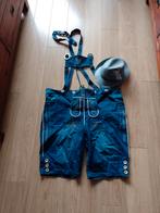 Tiroler heren broek jeans met hoedje, Ophalen of Verzenden, Zo goed als nieuw, Jongen