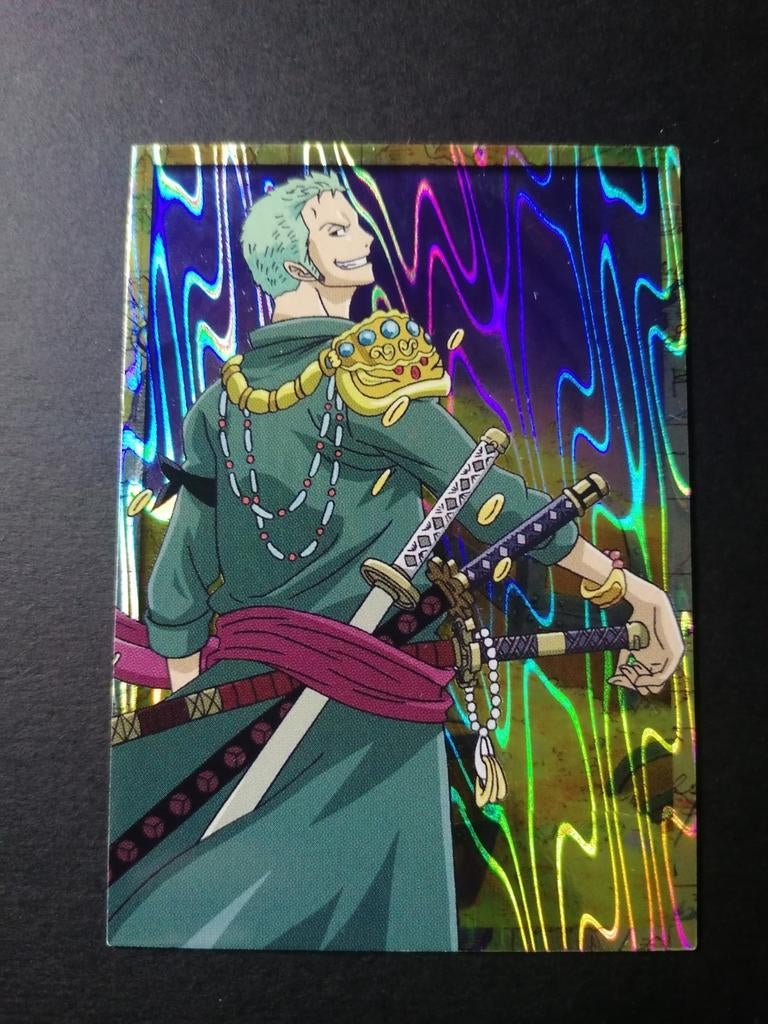 Roronoa Zoro - Limited Edition Panini Promo - One Piece, Ophalen of Verzenden, Zo goed als nieuw, Foil