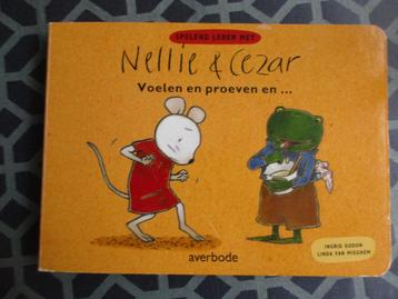 Nellie & Cezar - Voelen en Proeven - prenten blokboek