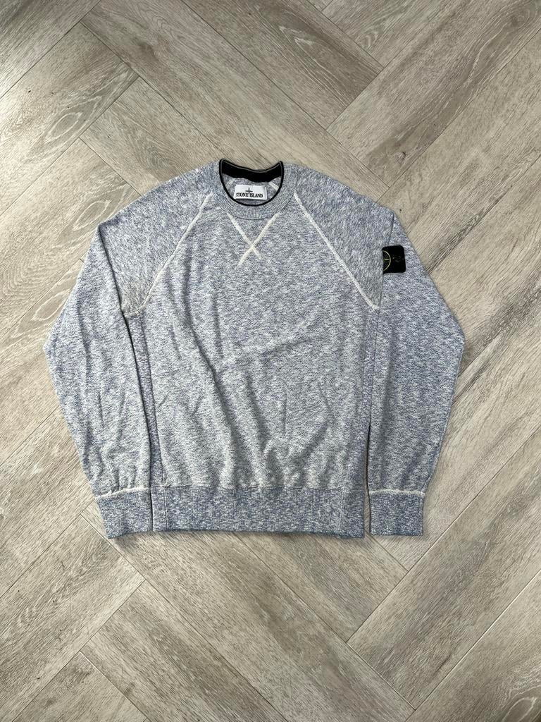 Stone Island Trui Maat S Grijs/Donkerblauw, Verzenden, Zo goed als nieuw, Maat 46 (S) of kleiner, Grijs