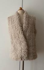 Moscow bont bodywarmer mt L, Kleding | Dames, Bodywarmers, Ophalen of Verzenden, Zo goed als nieuw, Maat 42/44 (L), Beige
