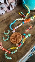 Kleurrijke ketting ( bohemian style), Ophalen of Verzenden, Nieuw, Overige kleuren, Overige materialen