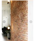 Stonepress baksteen strips - 1 a 1.5 m2, Doe-het-zelf en Verbouw, Tegels, Ophalen, Wandtegels, Nieuw, Minder dan 20 cm