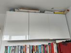 3 keukenkastjes / bovenkast wit glans met metalen greep, Huis en Inrichting, Keuken | Keukenelementen, Ophalen, Wit, 50 tot 100 cm