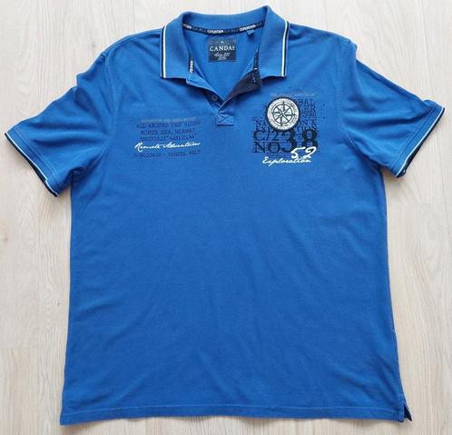 Herenpolo van Canda, maat XL, Kleding | Heren, Polo's, Gedragen, Maat 56/58 (XL), Blauw, Ophalen of Verzenden