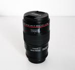 Objectief CANON EF 100mm F/2.8L USM IS Macro + UV-filter, Ophalen of Verzenden, Zo goed als nieuw, Macrolens