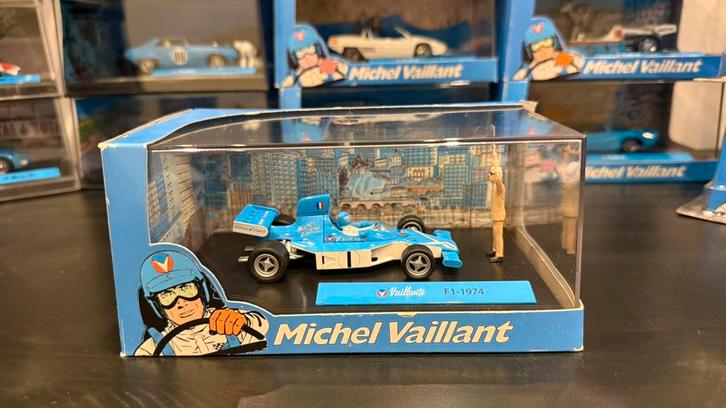 Nr30. Vaillante F1 1974 - Michel Vaillant, Hobby en Vrije tijd, Modelauto's | 1:43, Gebruikt, Auto, Overige merken, Ophalen of Verzenden